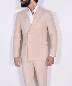 Marcel Morel Abiti<Abito doppiopetto beige