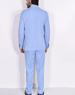 GUARINUCCI Abiti<Abito doppiopetto azzurro Forio