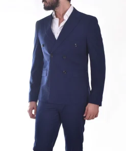 Marcel Morel Abiti<Abito doppiopetto blu chiaro