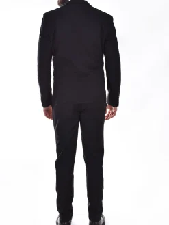 Marcel Morel Abiti<Abito nero slim 2 bottoni