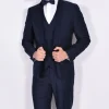 Marcel Morel Abiti<Abito smoking gilet doppiopetto blu