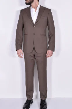 SANTANIELLO Abiti<Abito Vitale Barberis cacao 110's