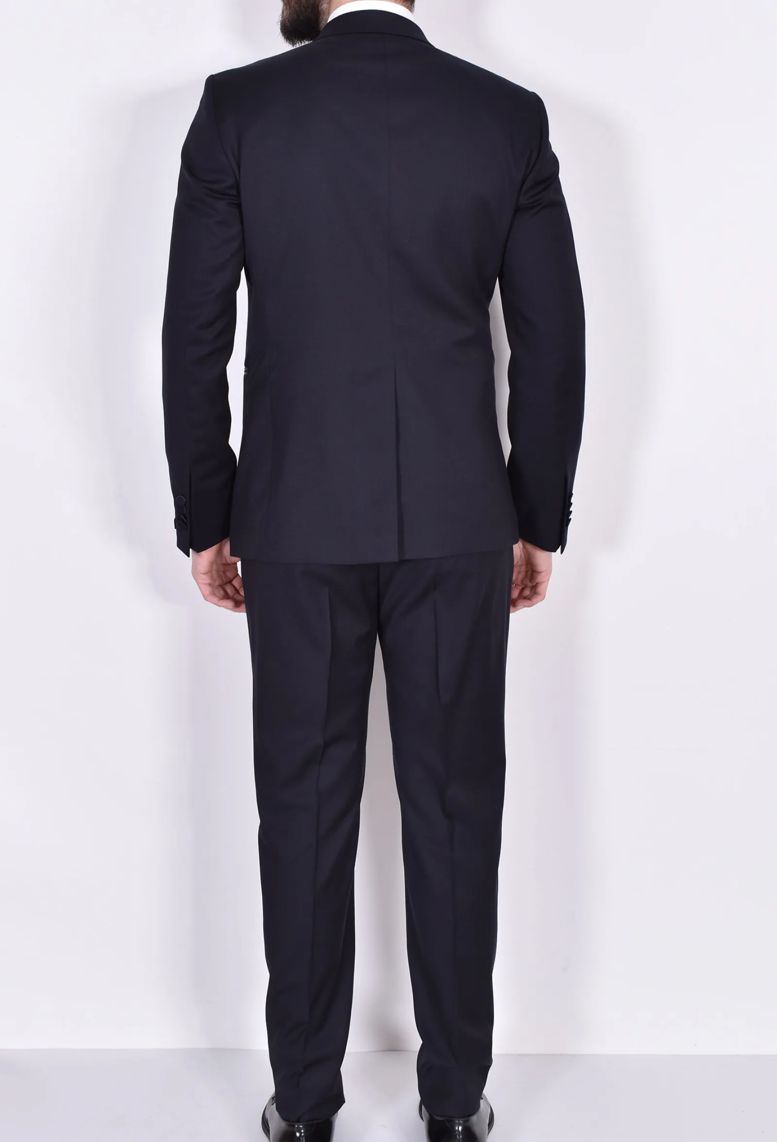TAGLIATORE Abiti<Abito doppiopetto smoking blu fresco lana SFBR10A01