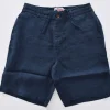 MC2 SAINT BARTH Bermuda<Bermuda blu navy lino Ischia