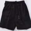 YES LONDON Bermuda<Bermuda lino basic nero