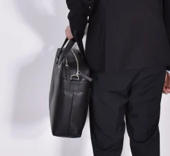 ORCIANI Borse<Borsa ventiquattrore nero micron lavoro