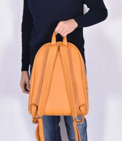 ORCIANI Zaini<Borsa zaino micron deep pelle ocra
