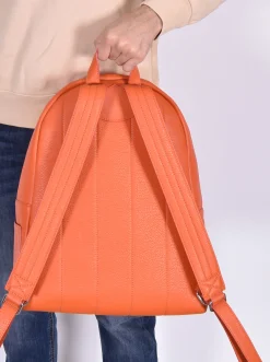 ORCIANI Zaini<Borsa zaino micron deep pelle arancio