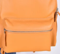 ORCIANI Zaini<Borsa zaino micron deep pelle ocra