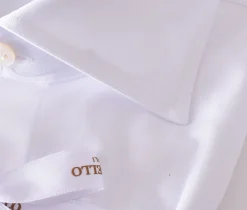 BORRIELLO Camicie<Camicia bianca cucita a mano cotone