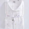 BORRIELLO Camicie<Camicia cucita a mano seersucker bianca