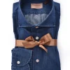 BORRIELLO Camicie<Camicia denim jeans Passion blu scuro