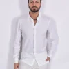 GRAN SASSO Camicie<Camicia maglia Vintage organic cotton bianca