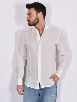 MC2 SAINT BARTH Camicie<Camicia bianca pamplona lino