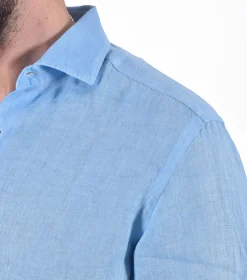 MC2 SAINT BARTH Camicie<Camicia celeste pamplona lino