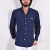 MC2 SAINT BARTH Camicie<Camicia Pamplona seersucker blu