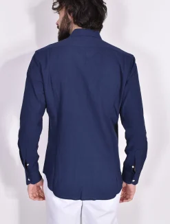 MC2 SAINT BARTH Camicie<Camicia Pamplona seersucker blu