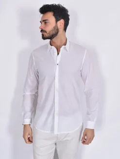 OFFICINA 36 Camicie<Camicia bianca cotone sottile