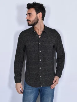 OFFICINA 36 Camicie<Camicia nera pois oasi