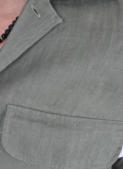 TAGLIATORE Camicie<Camicia lino verde Rowan