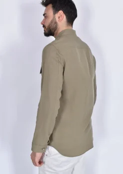 YES LONDON Camicie<Camicia over lino verde