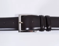 ORCIANI Cinture<Cintura calf classica pelle opaca testa di moro