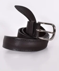 ORCIANI Cinture<Cintura chevrette moro forata