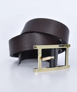 ORCIANI Cinture<Cintura double face micron nero ebano