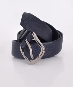 ORCIANI Cinture<Cintura pelle dollaro blu