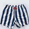MC2 SAINT BARTH Costumi<Costume bagno Gran Sasso righe larghe bianco blu