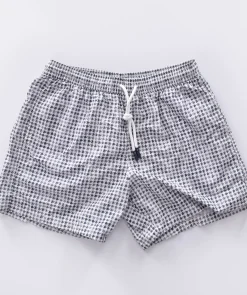 GRAN SASSO Costumi<Costume bagno pied de poule bianco nero