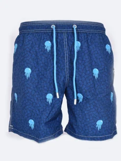 MC2 SAINT BARTH Costumi<Costume bagno jellyfish sea blu meduse