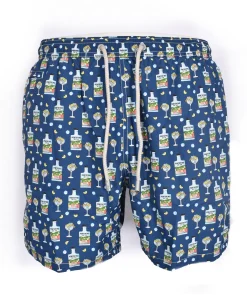 MC2 SAINT BARTH Costumi<Costume bagno blu portofino gin