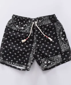 MC2 SAINT BARTH Costumi<Costume bagno jumbo foulard nero damaschi