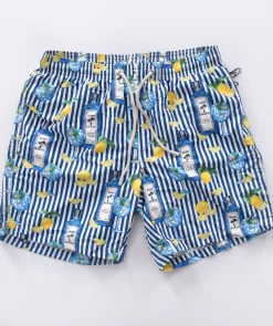 MC2 SAINT BARTH Costumi<Costume bagno righe gin tonic lemon