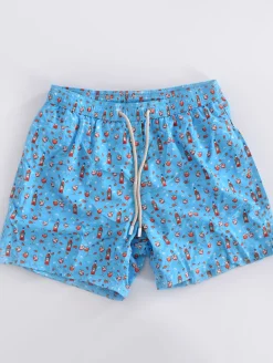 MC2 SAINT BARTH Costumi<Costume bagno celeste double spritz