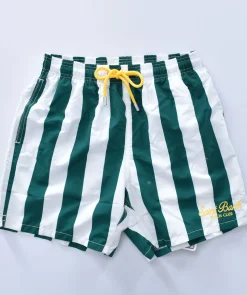 MC2 SAINT BARTH Costumi<Costume bagno beach stripes verde bianco