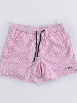 MC2 SAINT BARTH Costumi<Costume bagno seersucker righe rosa