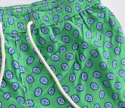 MC2 SAINT BARTH Costumi<Costume bagno verde Paisley tie
