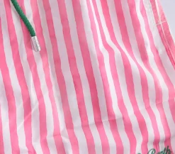 MC2 SAINT BARTH Costumi<Costume bagno righe bianco rosa Stripes