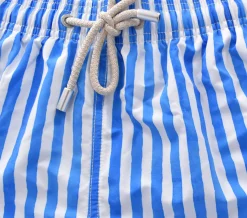 MC2 SAINT BARTH Costumi<Costume bagno righe bianco blu Stripe