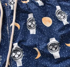 MC2 SAINT BARTH Costumi<Costume bagno blu moon clock luna orologio
