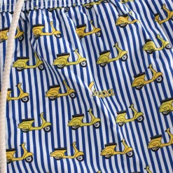 MC2 SAINT BARTH Costumi<Costume bagno righe mini Vespa blu
