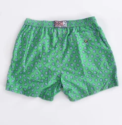 MC2 SAINT BARTH Costumi<Costume bagno verde Paisley tie