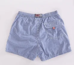 MC2 SAINT BARTH Costumi<Costume bagno seersucker righe blu
