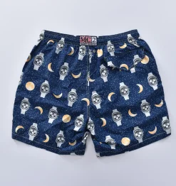 MC2 SAINT BARTH Costumi<Costume bagno blu moon clock luna orologio