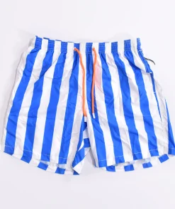 MC2 SAINT BARTH Costumi<Costume righe bianco azzurro