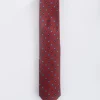 FEFE Cravatte<Cravatta seta bordeaux fiori