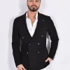 TAGLIATORE Giacche<Giacca doppiopetto maglia nero 1SMJ20K