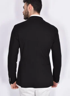 TAGLIATORE Giacche<Giacca doppiopetto maglia nero 1SMJ20K
